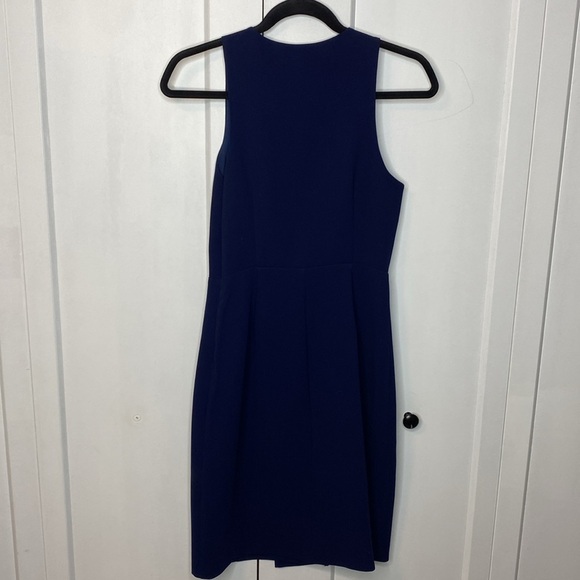 BCBGeneration Navy Blue Mini Dress VNeck crossover - 2 - Picture 6 of 9